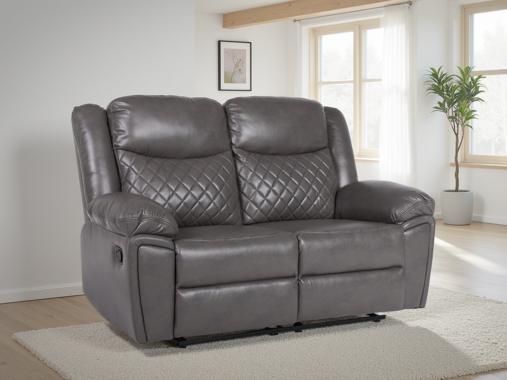 Ambrin Recliner Sofa Grey 2 Seater