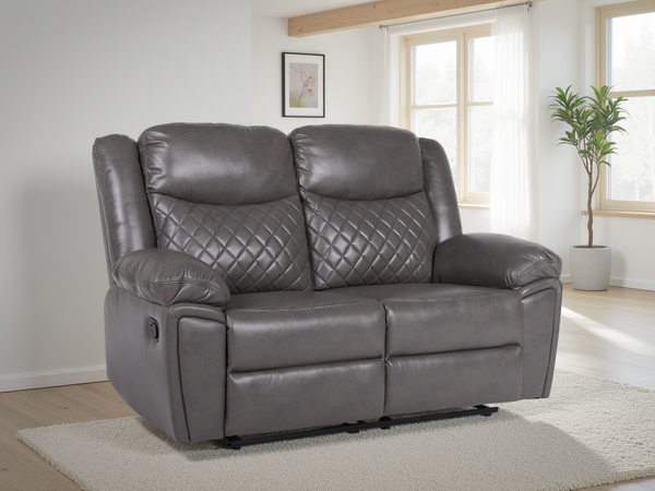 Ambrin Recliner Sofa Grey 2 Seater