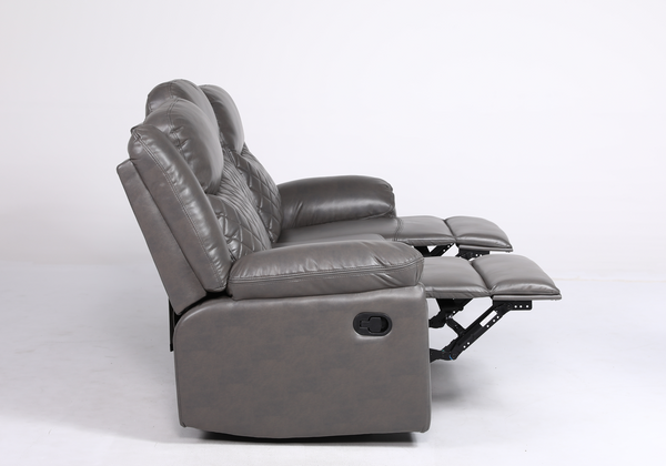 Ambrin Recliner Sofa Grey 3 Seater
