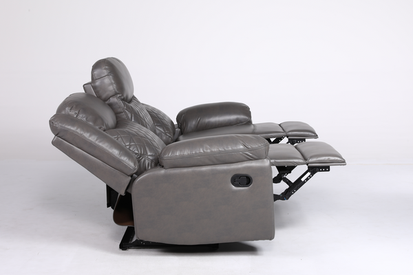 Ambrin Recliner Sofa Grey 3 Seater