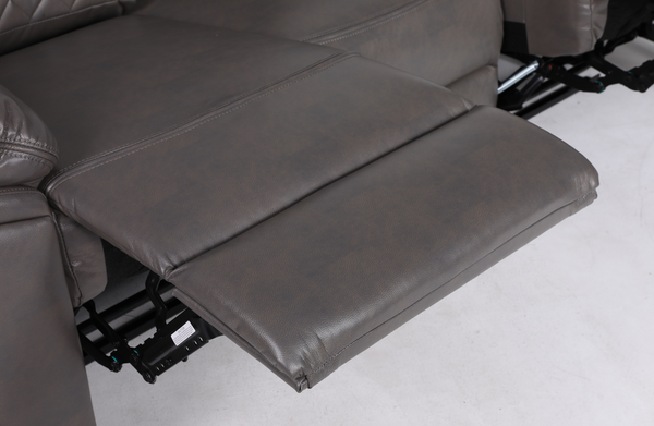 Ambrin Recliner Sofa Grey 3 Seater