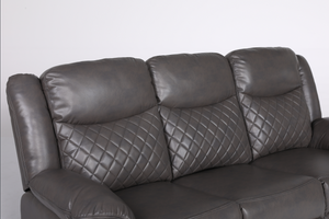 Ambrin Recliner Sofa Grey 3 Seater