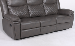 Ambrin Recliner Sofa Grey 3 Seater