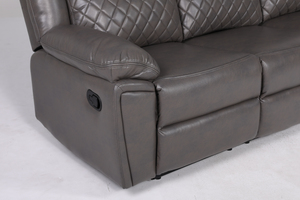 Ambrin Recliner Sofa Grey 3 Seater