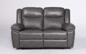 Ambrin Recliner Sofa Grey 2 Seater