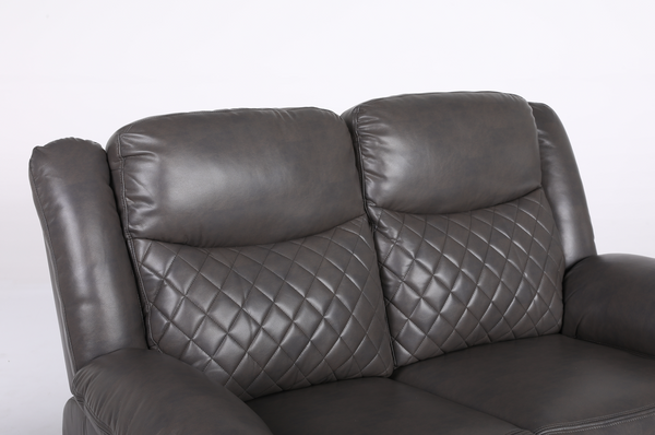 Ambrin Recliner Sofa Grey 2 Seater