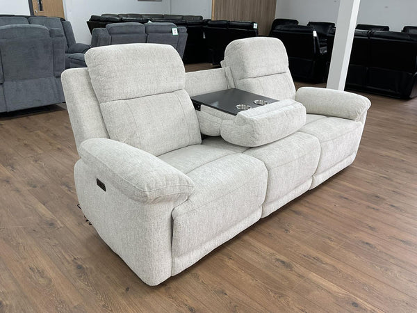 Belnic Electric Recliner Beige 3 Seater