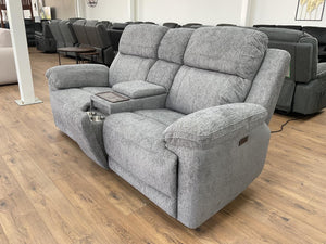 Belnic Electric Recliner Grey 2 Seater