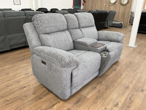 Belnic Electric Recliner Grey 2 Seater
