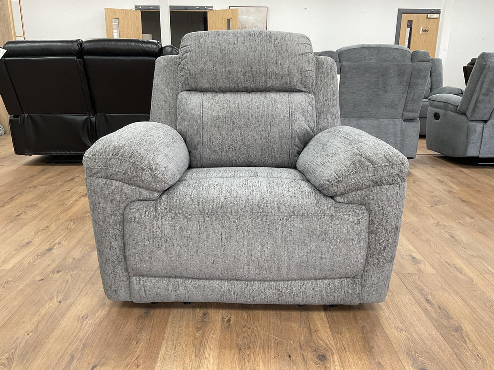 Belnic Electric Recliner Grey Armchair