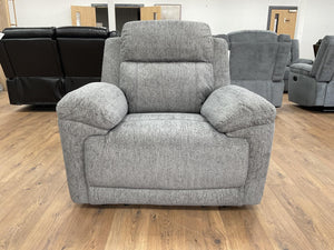 Belnic Electric Recliner Grey Armchair