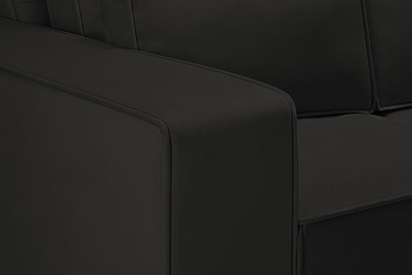 Bresen Sofa Black U Shape Corner