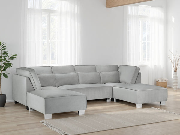 Bresen Sofa Grey U Shape Corner