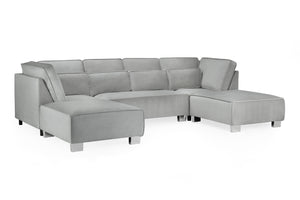 Bresen Sofa Grey U Shape Corner