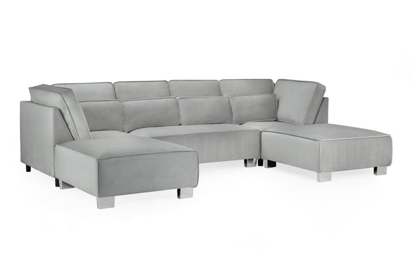 Bresen Sofa Grey U Shape Corner