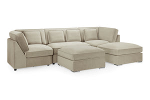 Brisano Sofa Beige U-Shape Corner
