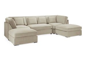 Brisano Sofa Beige U-Shape Corner