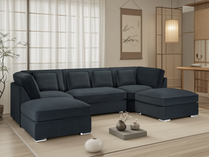 Brisano Sofa Slate U Shape Corner