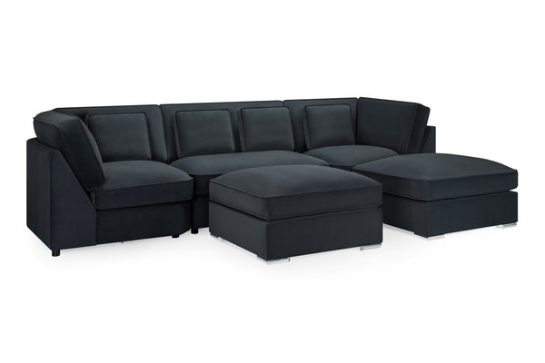 Brisano Sofa Slate U Shape Corner