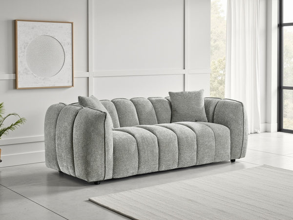Cavren Sofa Grey 3 Seater