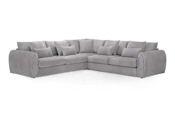 Celesyn Sofa Grey Large Corner