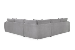 Celesyn Sofa Grey Large Corner