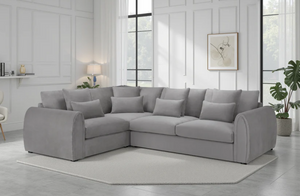 Celesyn Sofa Grey Left Hand Facing Corner