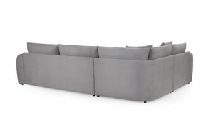 Celesyn Sofa Grey Left Hand Facing Corner