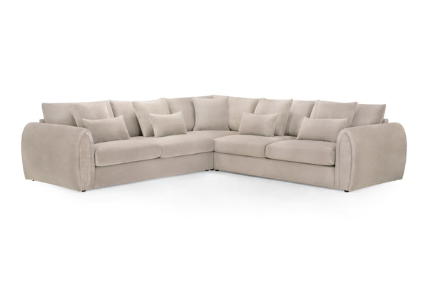 Celesyn Sofa Mocha Large Corner