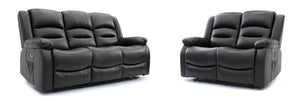 Cristallo Black 3+2 Seater Electric Recliner Sofa Set