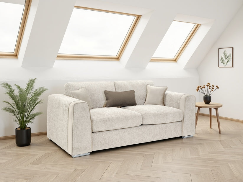 Fioran Sofa Beige 3 Seater