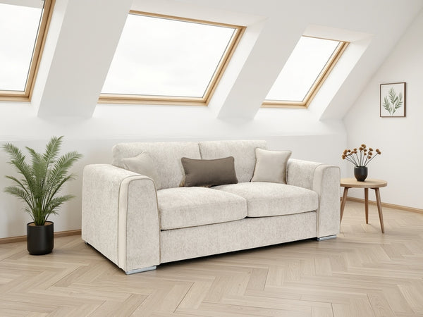 Fioran Sofa Beige 3 Seater