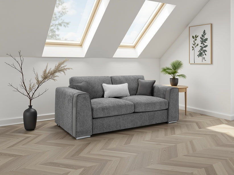 Fioran Sofa Grey 3 Seater