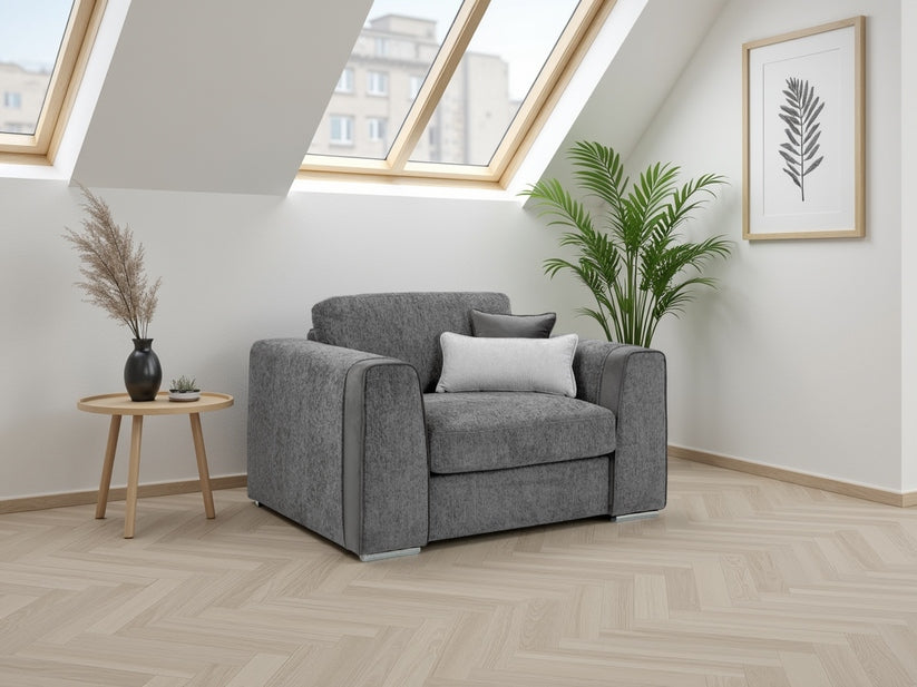 Fioran Sofa Grey Armchair