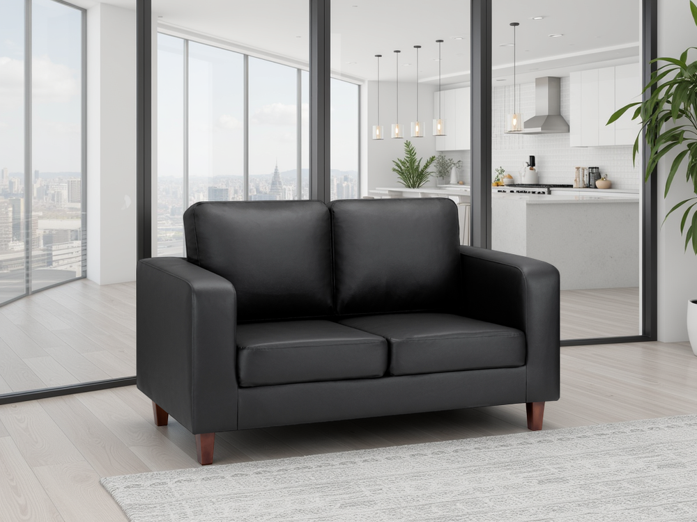 Kubrae Sofa Black 2 Seater