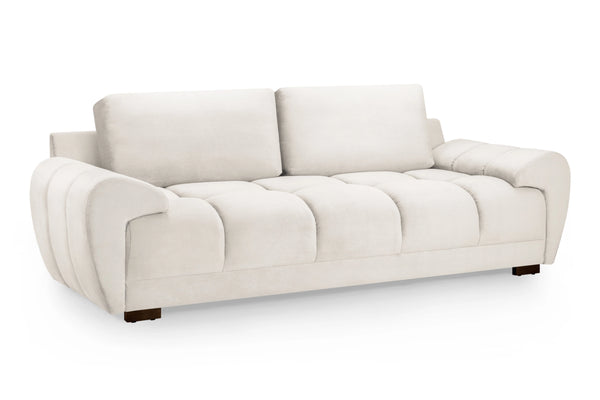 Lazoro Cream 3 Seater Sofa