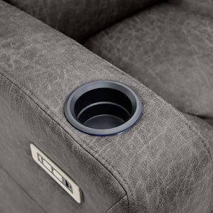 Lovico Tech Recliner Sofa Brown 3 Seater