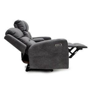Lovico Tech Recliner Sofa Grey 2 Seater