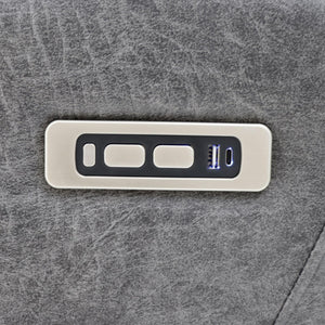 Lovico Tech Recliner Sofa Grey 3 Seater
