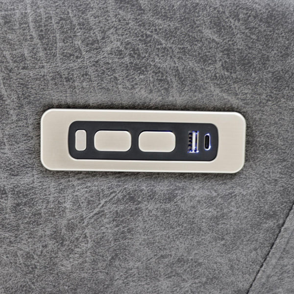 Lovico Tech Recliner Sofa Grey 3 Seater