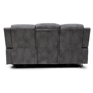 Lovico Tech Recliner Sofa Grey 3 Seater