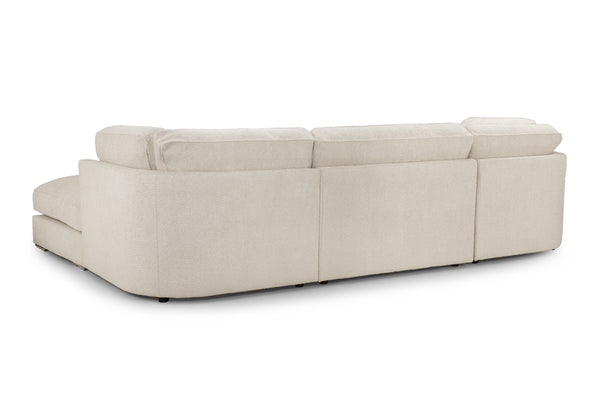 Lumara Fullback Sofa Beige U Shape Corner
