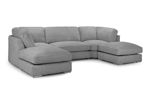 Lumara Fullback Sofa Grey U Shape Corner