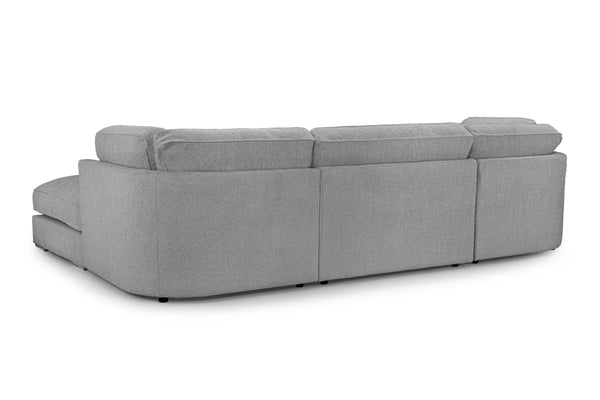Lumara Fullback Sofa Grey U Shape Corner