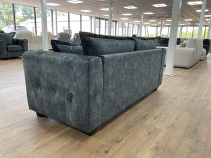 Lusora Sofa Black 3 Seater