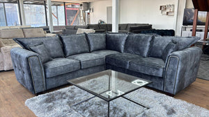 Lusora Sofa Black Large Corner