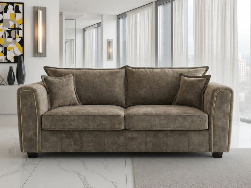 Lusora Sofa Brown 3 Seater