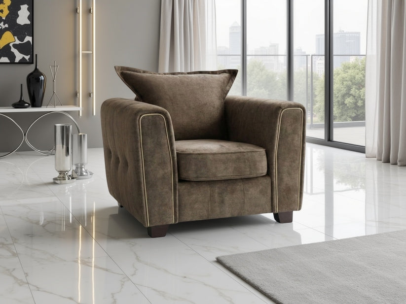 Lusora Sofa Brown Armchair