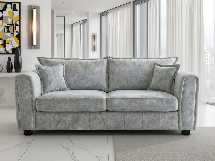 Lusora Sofa Grey 3 Seater