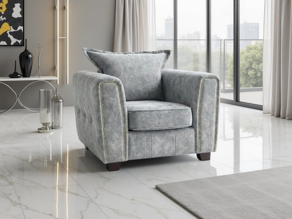 Lusora Sofa Grey Armchair